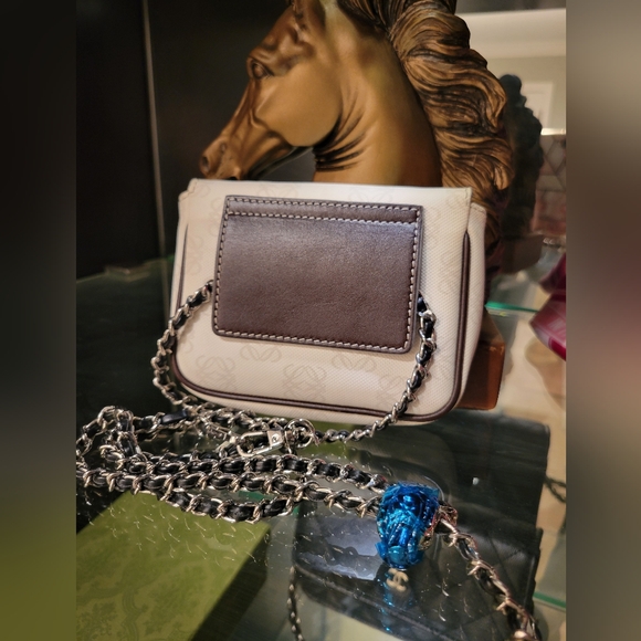 LOEWE Anagram Canvas Satchel with Removable Belt & Crossbody Pouch – Authentic - Picture 16 of 16